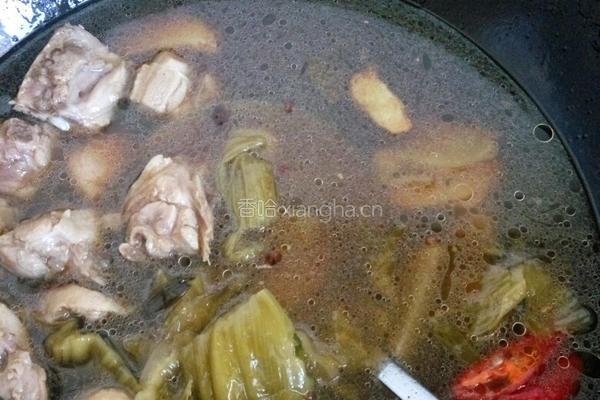 酸菜鸭子的做法图解6