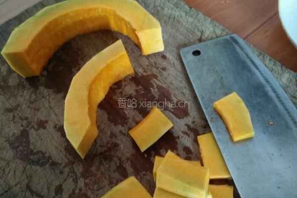 煎煮南瓜的做法图解2