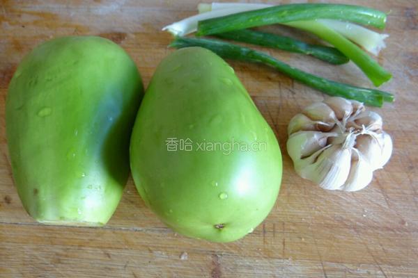 瘦身麻婆茄子的做法图解1