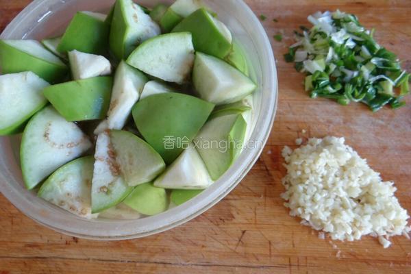 瘦身麻婆茄子的做法图解2