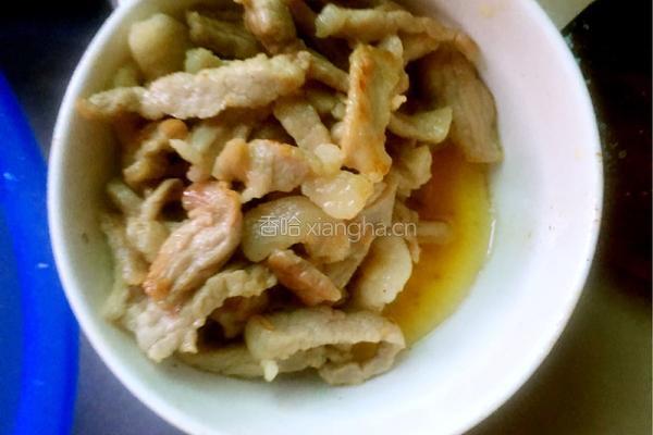 白萝卜炒肉的做法图解6
