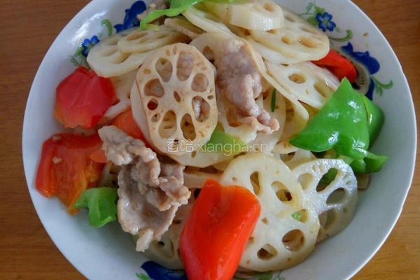 肉片炒藕的做法图解9