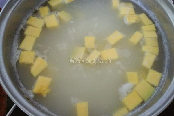 南瓜粥的做法图解3