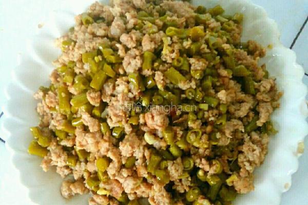 酸豇豆肉末的做法图解7
