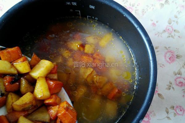 懒人电饭煲焖饭的做法图解8