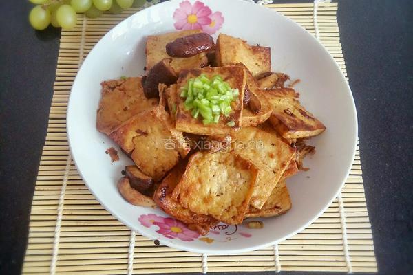 蘑菇烧豆腐的做法图解7
