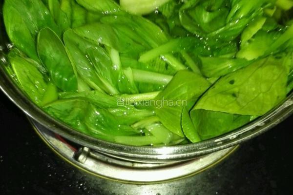 香菇青菜包的做法图解4