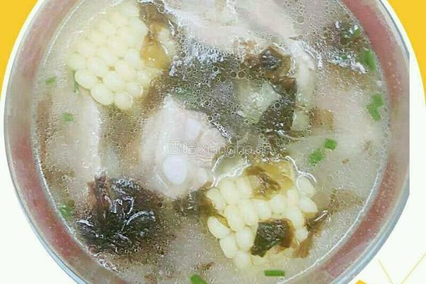 紫菜玉米排骨汤的做法图解7