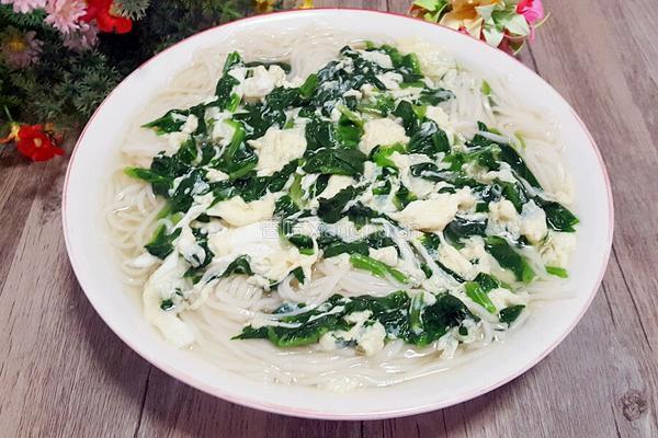 菠菜鸡蛋面的做法图解8