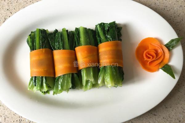 麻汁油麦菜的做法图解6