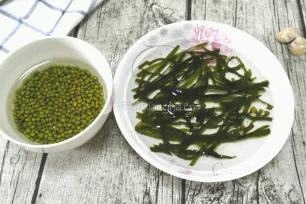 海带绿豆糖水的做法图解2