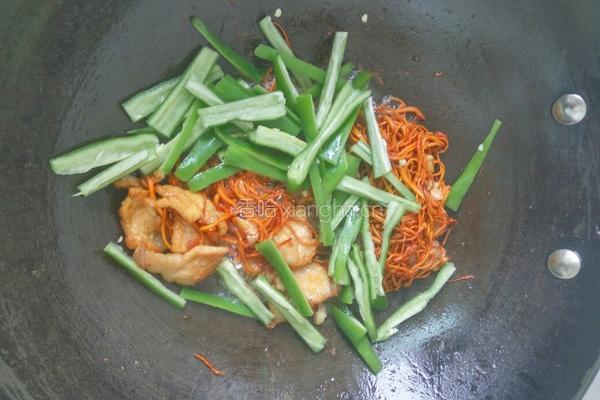 小炒虫草花的做法图解5