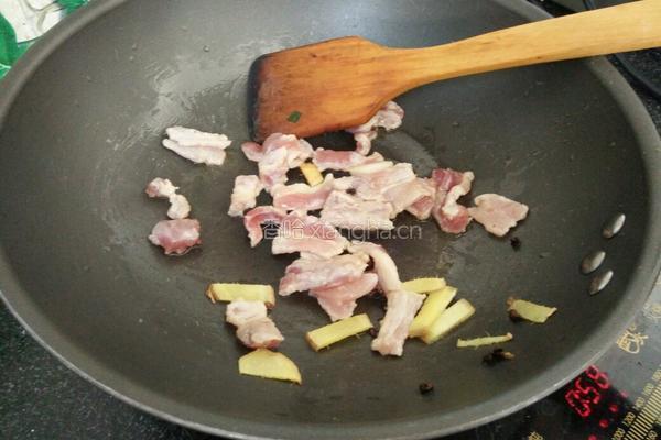 青豆苗炒肉的做法图解5