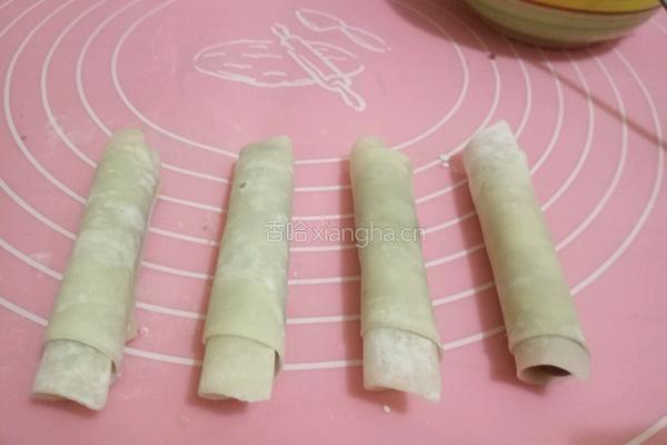 无油低脂红豆卷的做法图解4