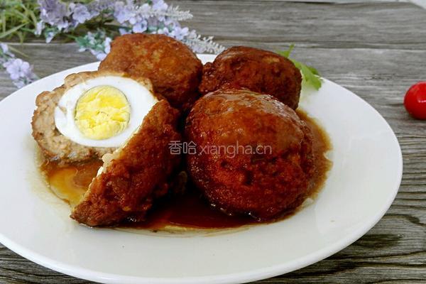 鸡蛋四喜丸子的做法图解12