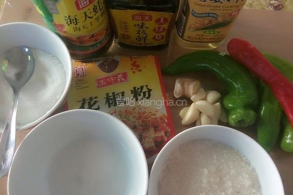 腊肉炒青椒的做法图解4