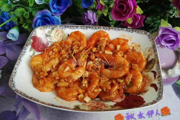 蒜爆大虾的做法图解5