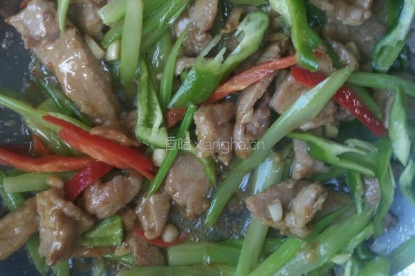 小炒黄牛肉的做法图解4