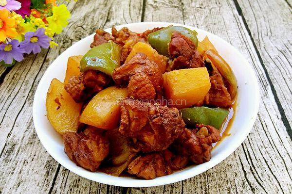 鸡块炖土豆