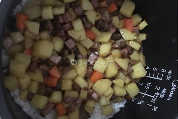 腊肉饭的做法图解9