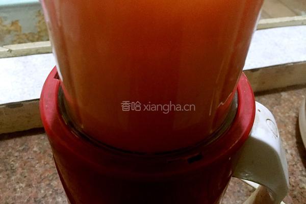 鲜榨番茄汁的做法图解4