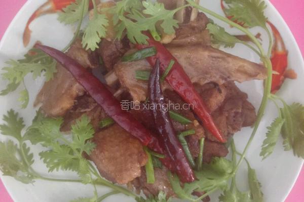 炒鸭的做法图解7