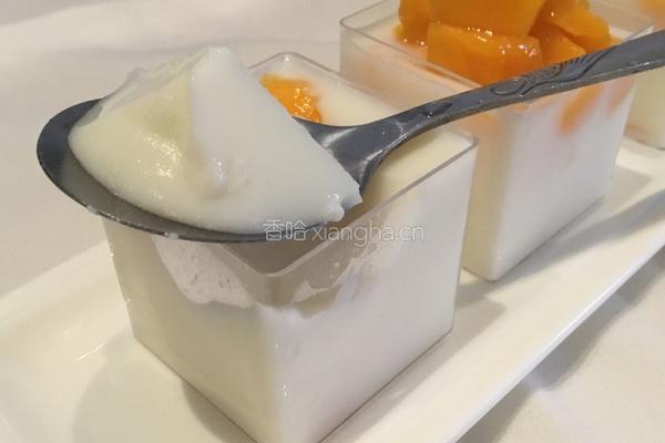 芒果牛奶布丁的做法图解10