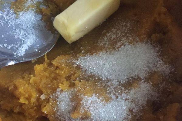 芝麻南瓜饼的做法图解2