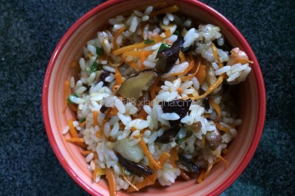 红萝卜炒饭的做法图解15