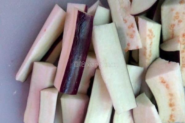 豆角烧茄子的做法图解2