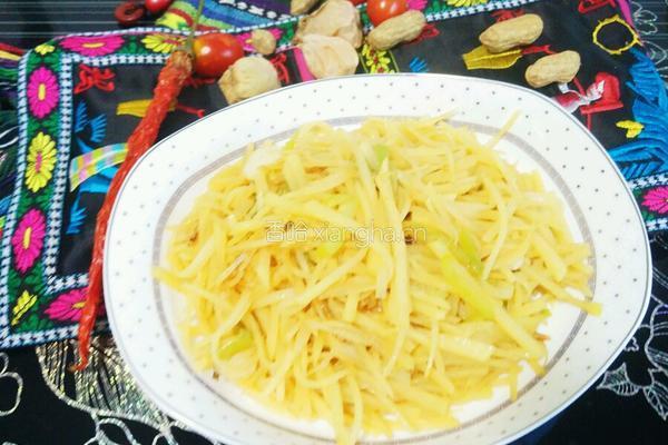土豆丝炒辣椒的做法图解7