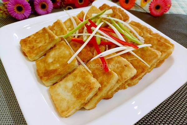 鸡蛋煎豆腐的做法图解13