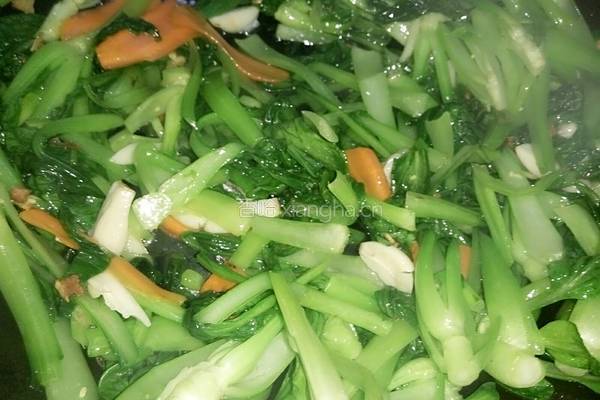 蒜香小青菜的做法图解5