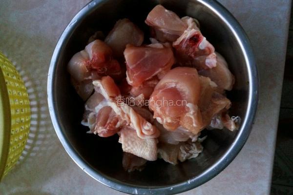 香菇鸡肉的做法图解4