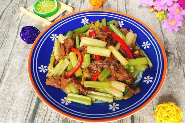 牛肉芹菜的做法图解11