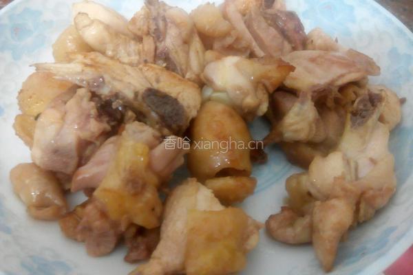 鲜鸡焖秀珍菇的做法图解5