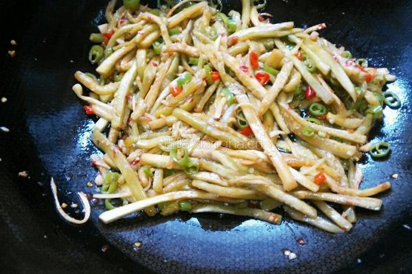 辣炒茄子丝的做法图解4