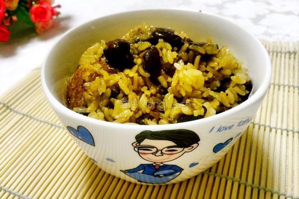 茄子焖饭的做法图解6