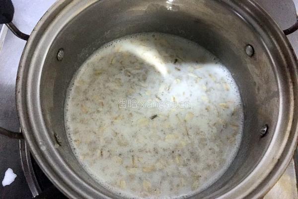 燕麦牛奶的做法图解4