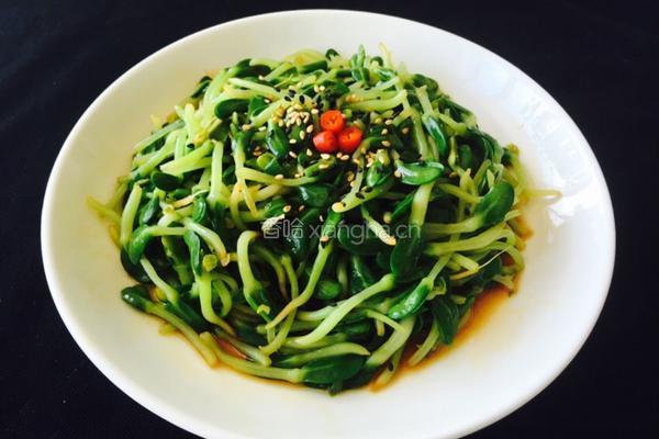 凉拌豆苗～的做法图解5