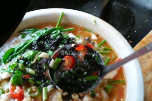 剁椒紫苏汆鱼片的做法图解15