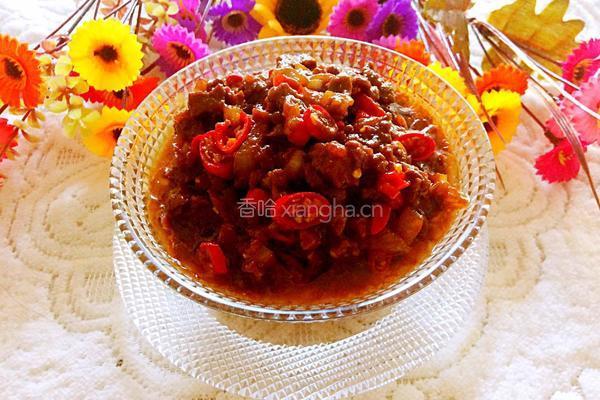 牛肉辣酱的做法图解10
