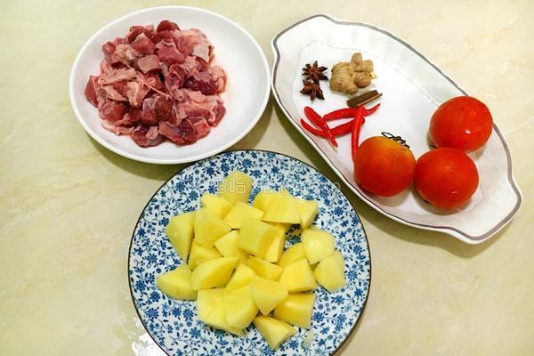 番茄土豆炖牛肉的做法图解1
