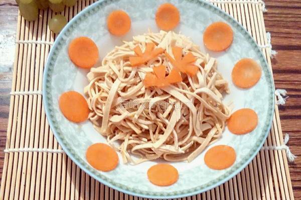 炒干丝的做法图解5