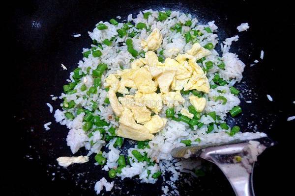 豆角饭的做法图解7
