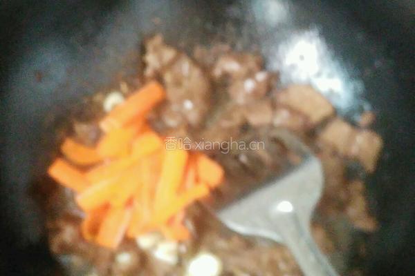 青椒炒牛腱子肉的做法图解8