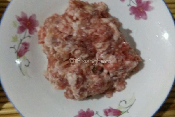 辣椒肉末的做法图解1