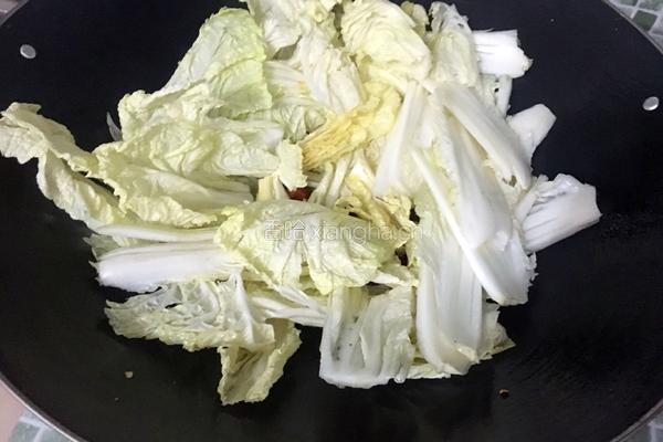 酸辣大白菜的做法图解5