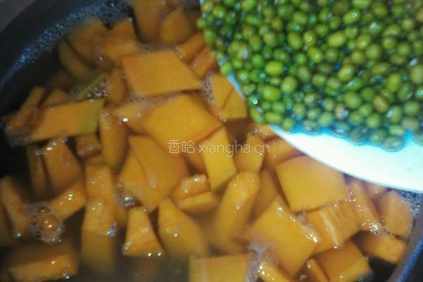 绿豆南瓜汤的做法图解4