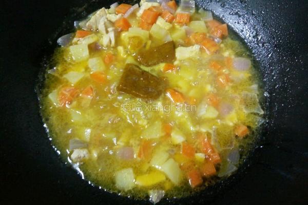 咖喱鸡排饭的做法图解7
